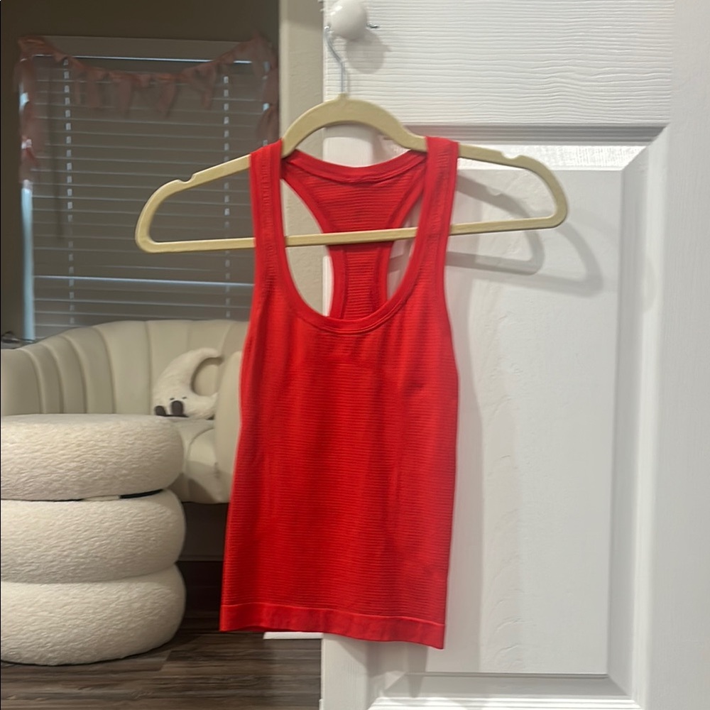 Red Sleeveless Top